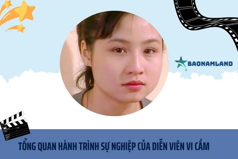 Tổng quan hành trình sự nghiệp diễn viên Vi Cầm