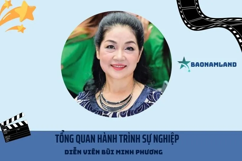 Tổng quan hành trình sự nghiệp diễn viên Bùi Minh Phương